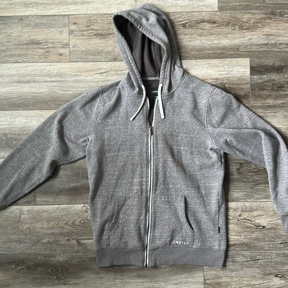 O'Neill Other - O'Neill jacket gray sweat jacket hooded size Medium Athleisure Fleece lined